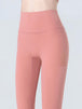 Wide Waistband Cropped Sports Leggings Bazaarbey