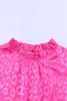 Leopard Tie Belt Tiered Dress -BazaarBey - www.shopbazaarbey.com