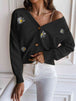 Floral Button Up Cardigan Trendsi