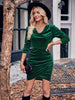 Cowl Neck Tulip Hem Dress -BazaarBey - www.shopbazaarbey.com