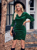 Cowl Neck Tulip Hem Dress -BazaarBey - www.shopbazaarbey.com