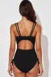 Tied  Plunge One-Piece Swimsuit Trendsi