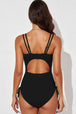 Tied  Plunge One-Piece Swimsuit Trendsi