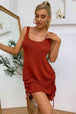 Drawstring Backless Mini Dress -BazaarBey - www.shopbazaarbey.com