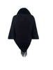 Open Front Fringe Hem Poncho Bazaarbey