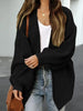 Drop Shoulder Balloon Sleeve Cardigan Bazaarbey