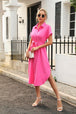 Tied Button Up Shirt Dress -BazaarBey - www.shopbazaarbey.com