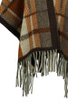 Cloak Sleeve Fringe Detail Poncho Bazaarbey