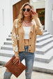 BazaarBey Flower Pattern Button Front Cardigan Bazaarbey