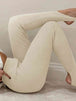Ribbed Mid Waist Leggings Bazaarbey