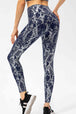 Animal Print Slim Fit Wide Waistband Long Sports Pants Bazaarbey