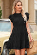 Cap Sleeve Tiered Mini Dress -BazaarBey - www.shopbazaarbey.com