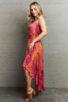 Ninexis In The Mix Sleeveless High Low Tie Dye Dress Bazaarbey