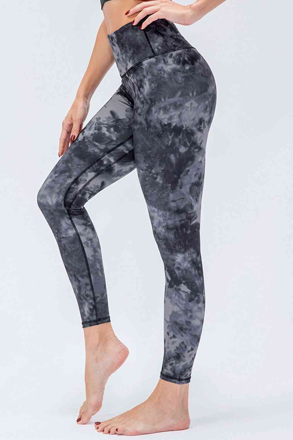 Wide Waistband Slim Fit Active Leggings Bazaarbey