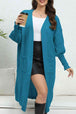 Open Front Dropped Shoulder Cardigan Trendsi