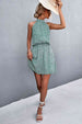 Floral Tied Sleeveless Mini Dress -BazaarBey - www.shopbazaarbey.com