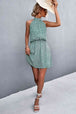 Floral Tied Sleeveless Mini Dress -BazaarBey - www.shopbazaarbey.com