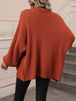  Button Down Horizontal-Ribbing  Cardigan Trendsi