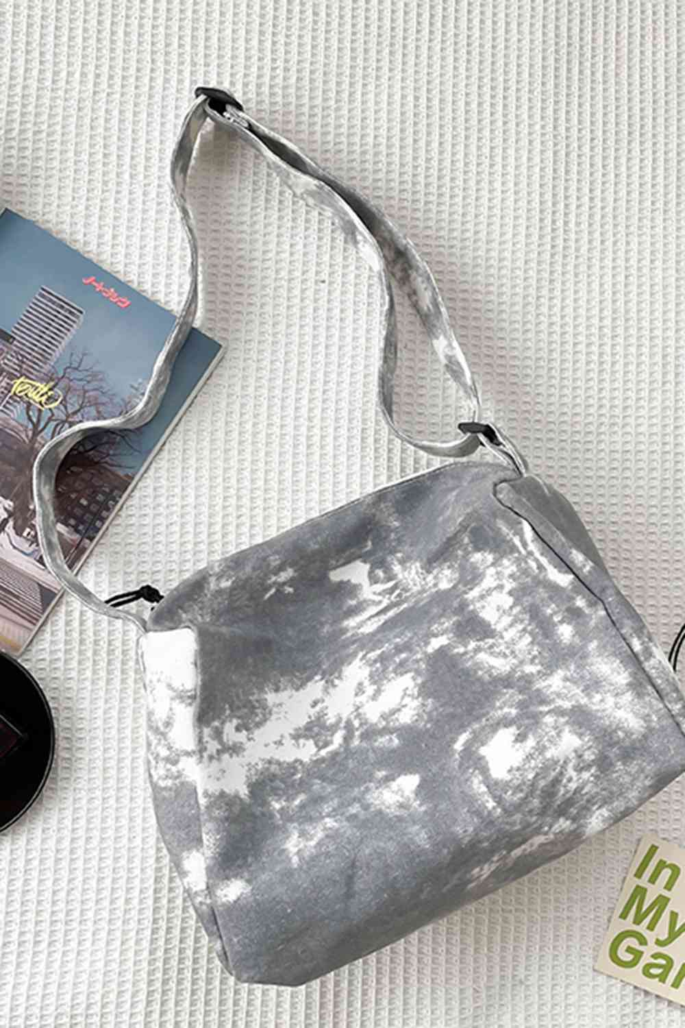 Tie-Dye Canvas Crossbody Bag Bazaarbey