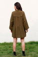 Ruffle Hem Balloon Sleeve Mini Dress -BazaarBey - www.shopbazaarbey.com