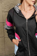    Zip-Up Hooded Jacket Trendsi