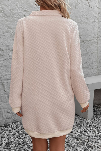  Dropped Shoulder Dress -BazaarBey - www.shopbazaarbey.com