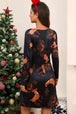 Full Size Christmas Long Sleeve Dress -BazaarBey - www.shopbazaarbey.com