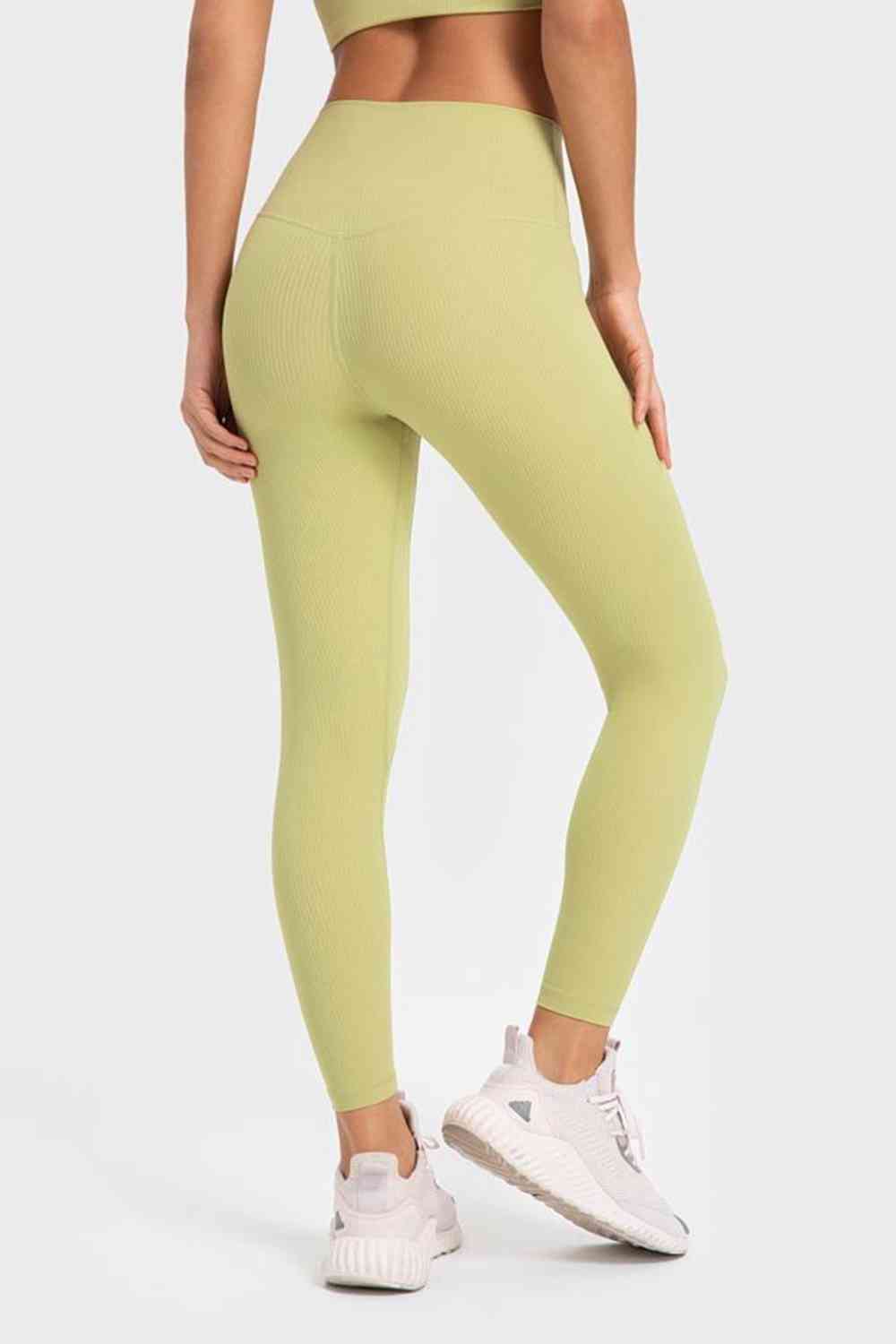 Highly Stretchy Wide Waistband Yoga Leggings Bazaarbey