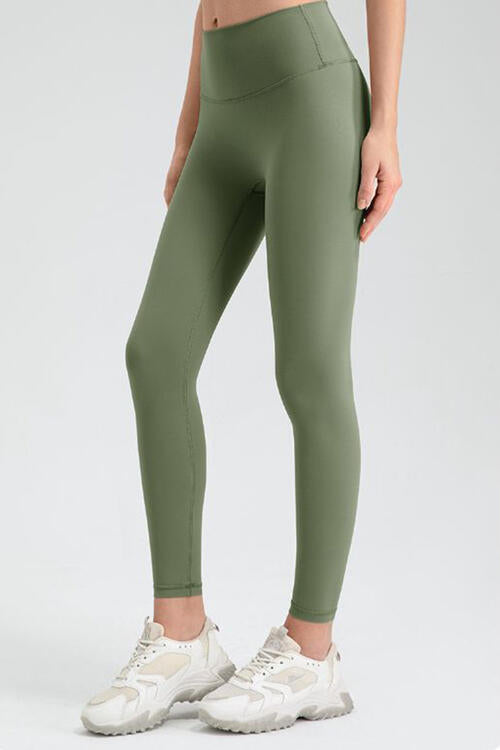 Wide Waistband Sport Leggings Bazaarbey