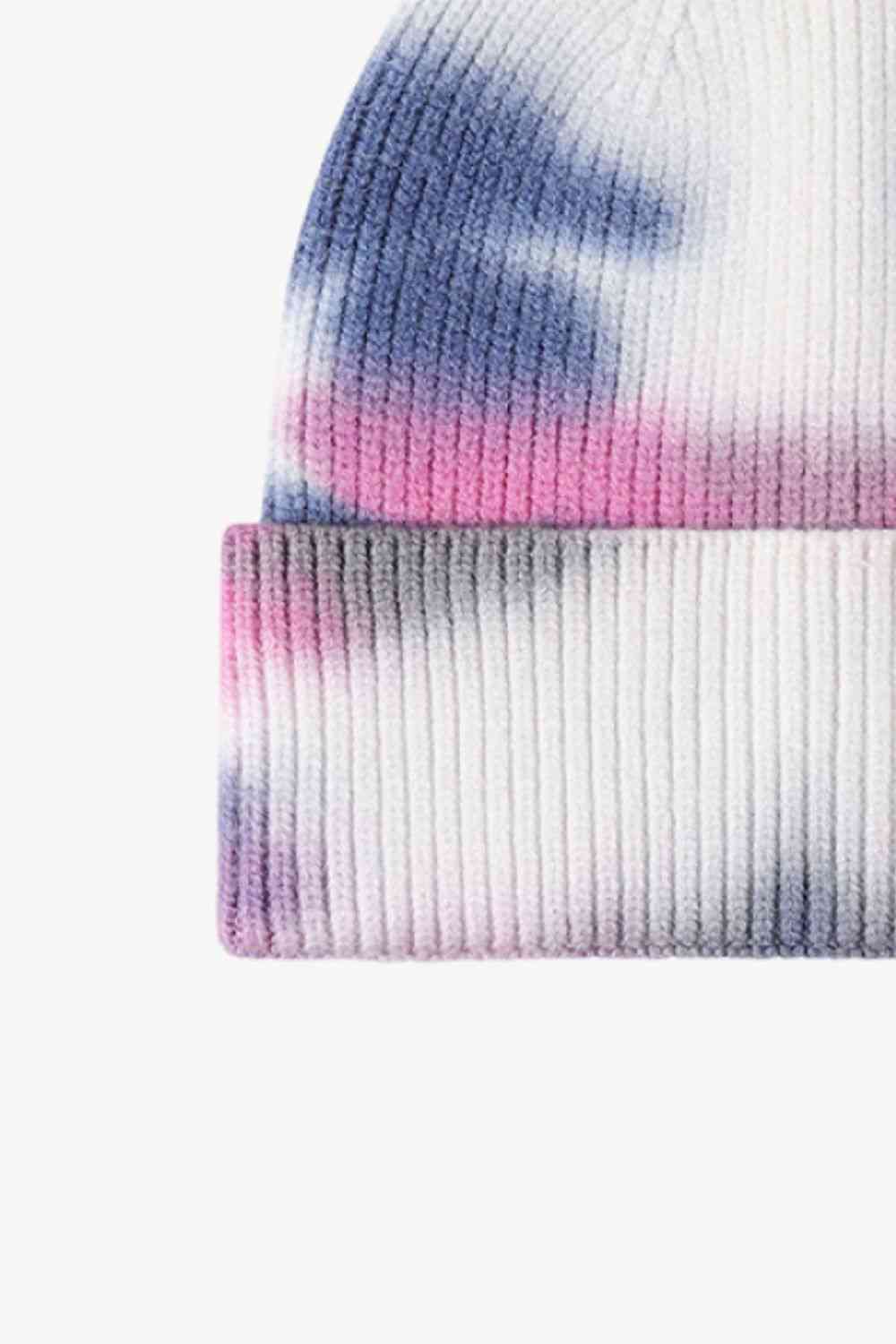 Tie-Dye Cuffed Knit Beanie Trendsi