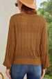 Openwork V-Neck Cardigan Bazaarbey