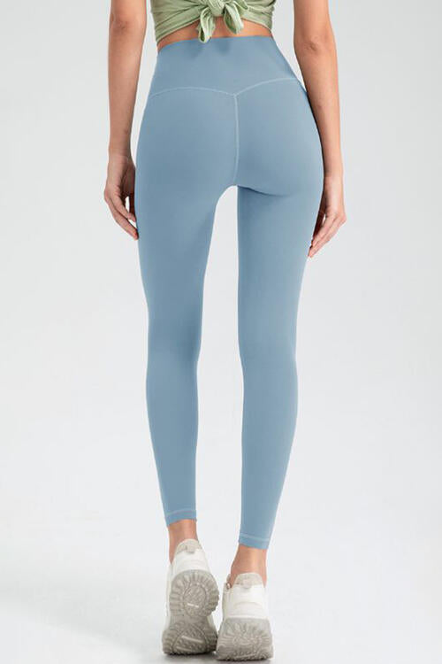 Wide Waistband High Waist Sport Leggings Bazaarbey