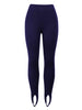Ribbed Mid Waist Leggings Bazaarbey