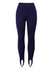 Ribbed Mid Waist Leggings Bazaarbey