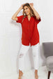  Full Size Summer Breeze Gauze Short Sleeve Shirt in Copper Bazaarbey