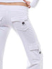 Mid Waist Pants with Pockets Bazaarbey