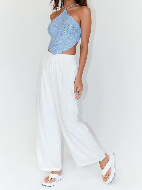 Tie Back Sleeveless Tank Top Bazaarbey