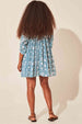Floral Tie Neck Lantern Sleeve Dress -BazaarBey - www.shopbazaarbey.com