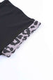 Leopard Color Block Split Dress -BazaarBey - www.shopbazaarbey.com