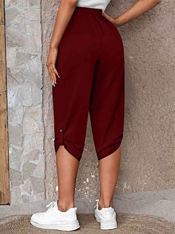  Roll-Tab Capris Pants Bazaarbey