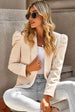  Puff Sleeve Shawl Collar Blazer Bazaarbey
