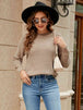 Round Neck Raglan Sleeve Sweater Bazaarbey