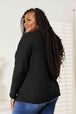  Seam Detail Round Neck Long Sleeve Top Trendsi