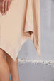 Half Button Handkerchief Hem Dress -BazaarBey - www.shopbazaarbey.com
