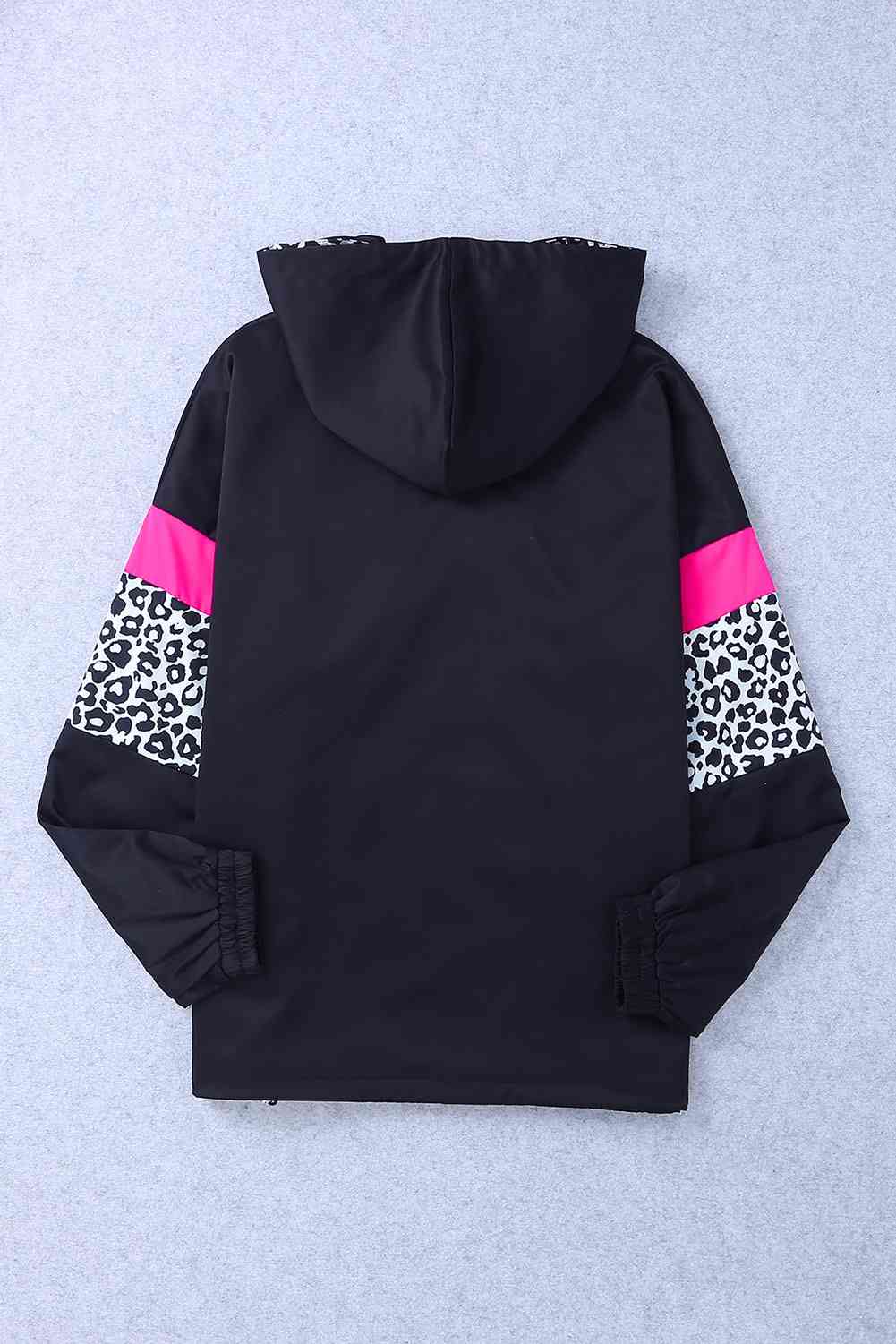    Zip-Up Hooded Jacket Trendsi