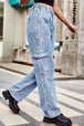 Loose Fit Long Pants with Pockets Trendsi