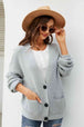 BazaarBey Waffle-Knit Dropped Shoulder Cardigan Bazaarbey