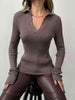  Rib-Knit Top Trendsi