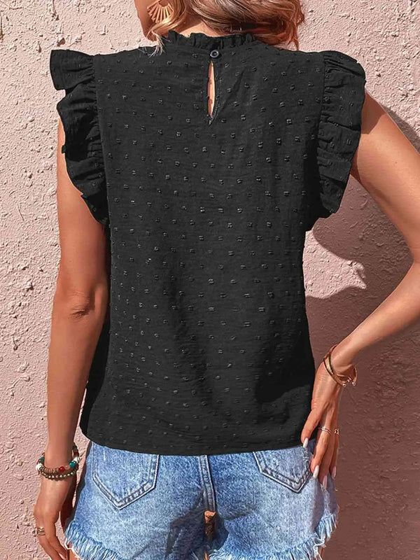  Butterfly Sleeve Top Trendsi