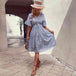 Floral Flounce Sleeve V-Neck Dress -BazaarBey - www.shopbazaarbey.com